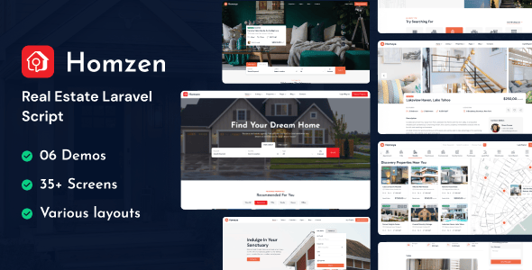 Real Estate Listing Script — Real Estate / Laravel preview